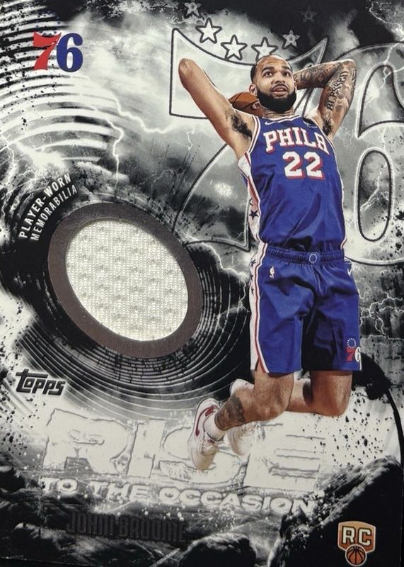 2025 Topps #RTO-JO Rise to the Occasion Relics