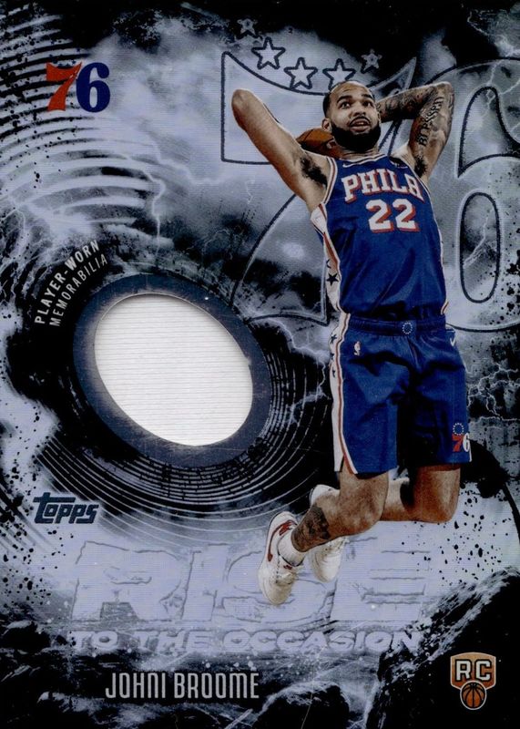 2025 Topps #RTO-JO Rise to the Occasion Relics - Rainbow Foilboard