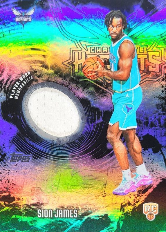 2025 Topps #RTO-SJ Rise to the Occasion Relics - Rainbow Foilboard