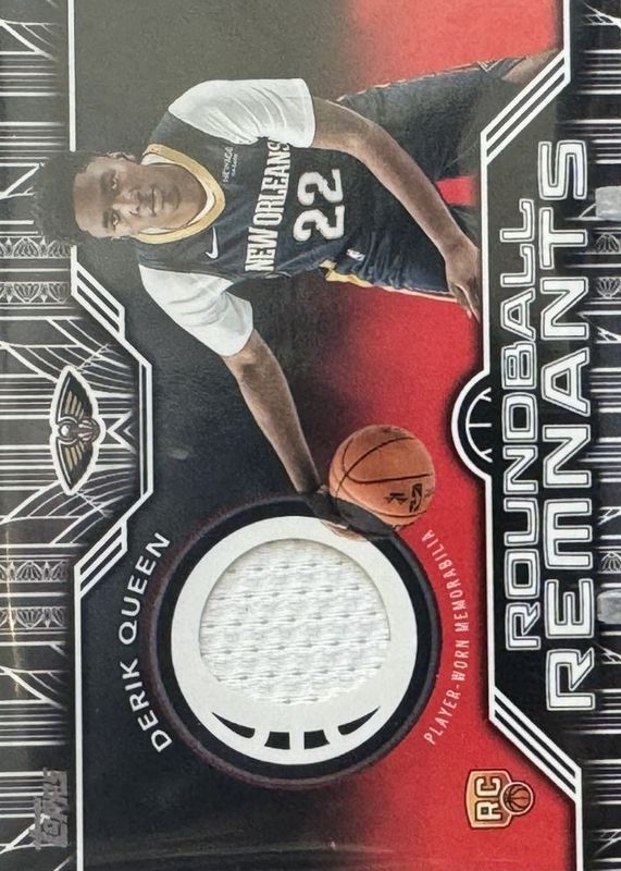 2025 Topps #RRR-DQ Rookie Roundball Remnants