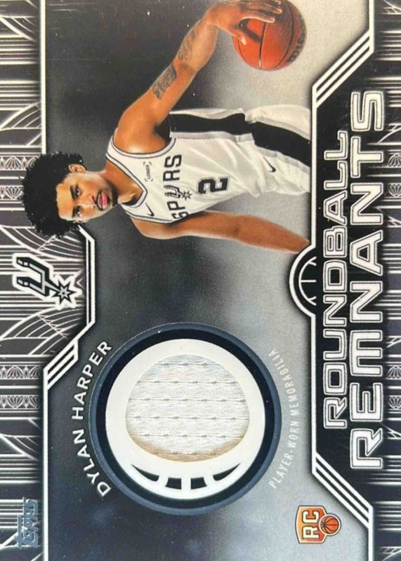 Dylan Harper 2025 Topps #RRR-DH Rookie Roundball Remnants RAW