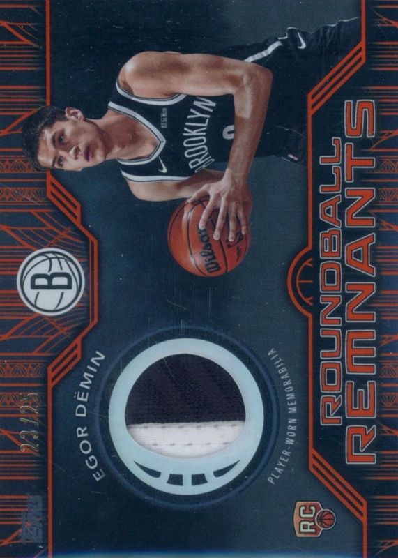 2025 Topps #RRR-ED Rookie Roundball Remnants