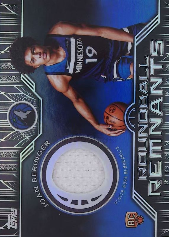 2025 Topps #RRR-JB Rookie Roundball Remnants