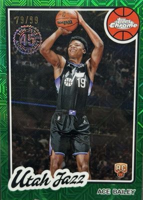 2025 Topps Silver Pack #TC-AB 1980-81 Topps Chrome - Green Refractor /99