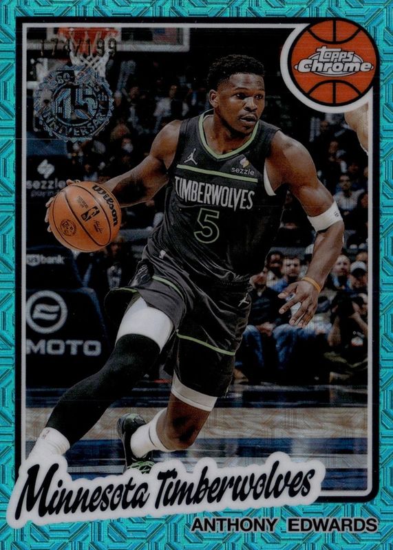 2025 Topps Silver Pack #TC-AE 1980-81 Topps Chrome - Aqua Refractor /199