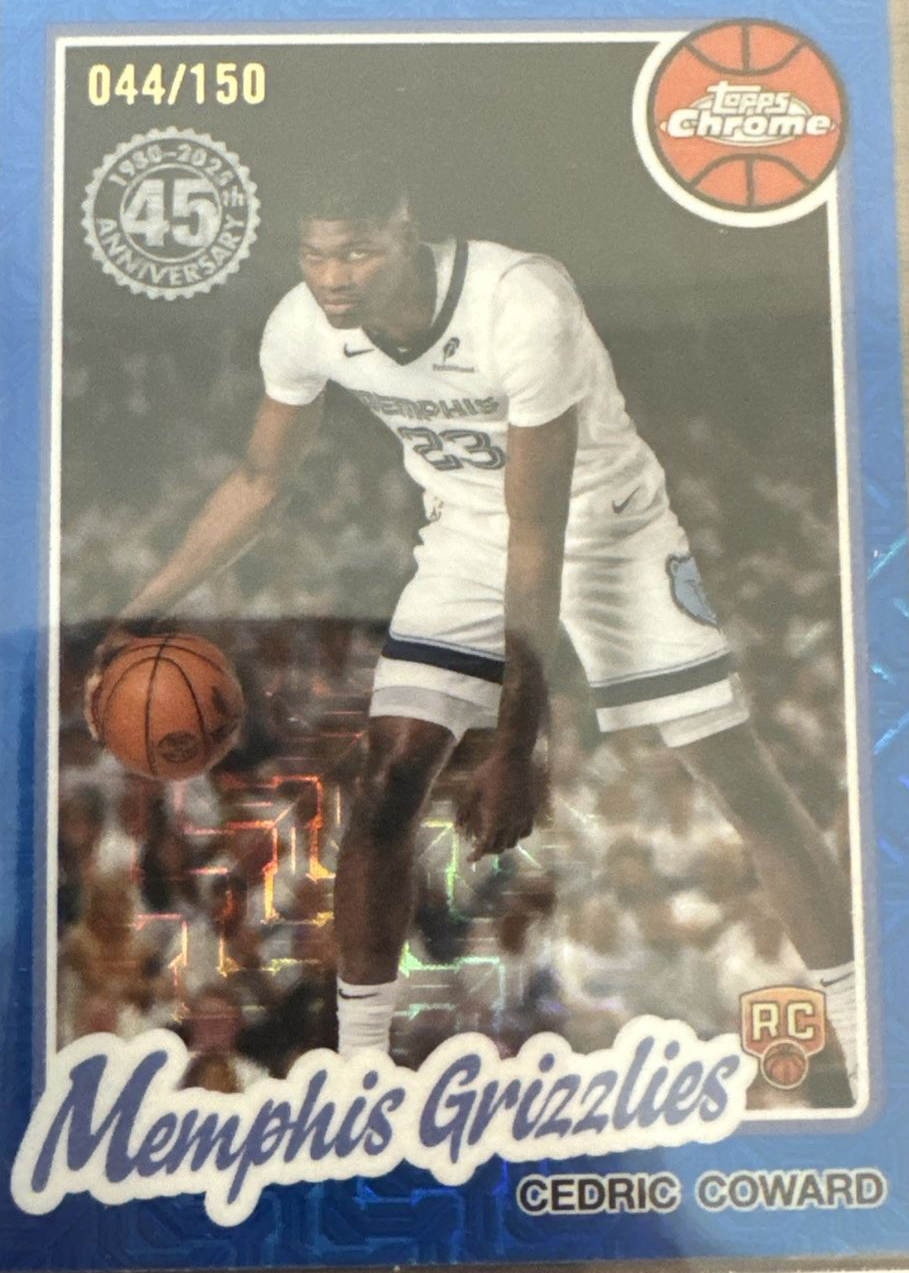 Cedric Coward 2025 Topps Silver Pack #TC-CO 1980-81 Topps Chrome