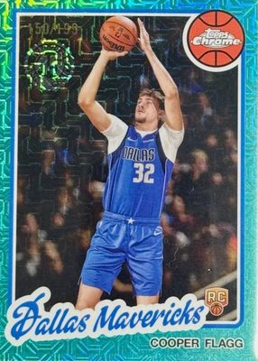 2025 Topps Silver Pack #TC-CF 1980-81 Topps Chrome - Aqua Refractor /199