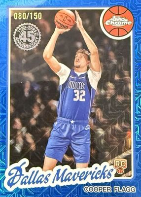 2025 Topps Silver Pack #TC-CF 1980-81 Topps Chrome - Blue Refractor /150