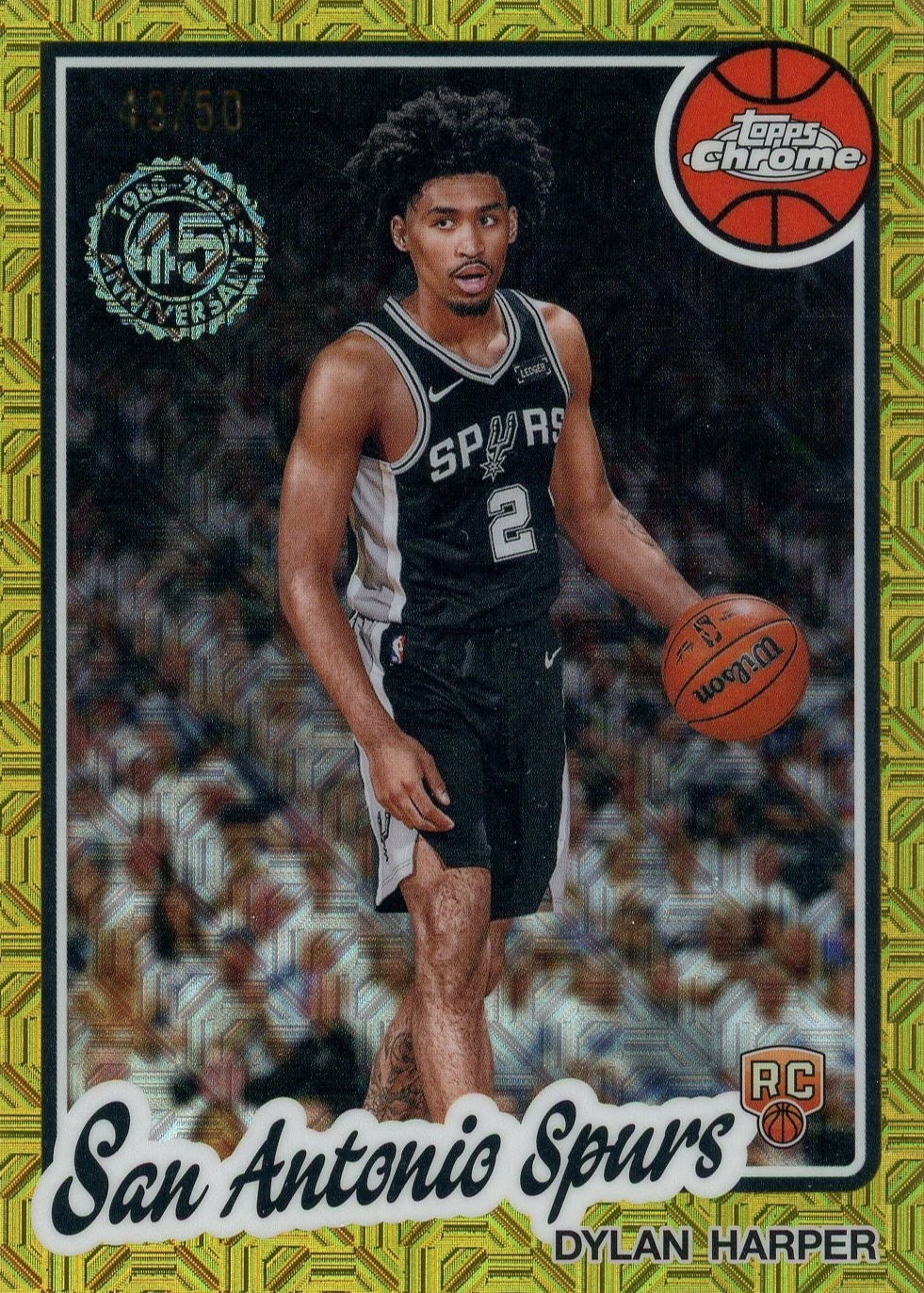 Dylan Harper 2025 Topps Silver Pack #TC-DH 1980-81 Topps Chrome