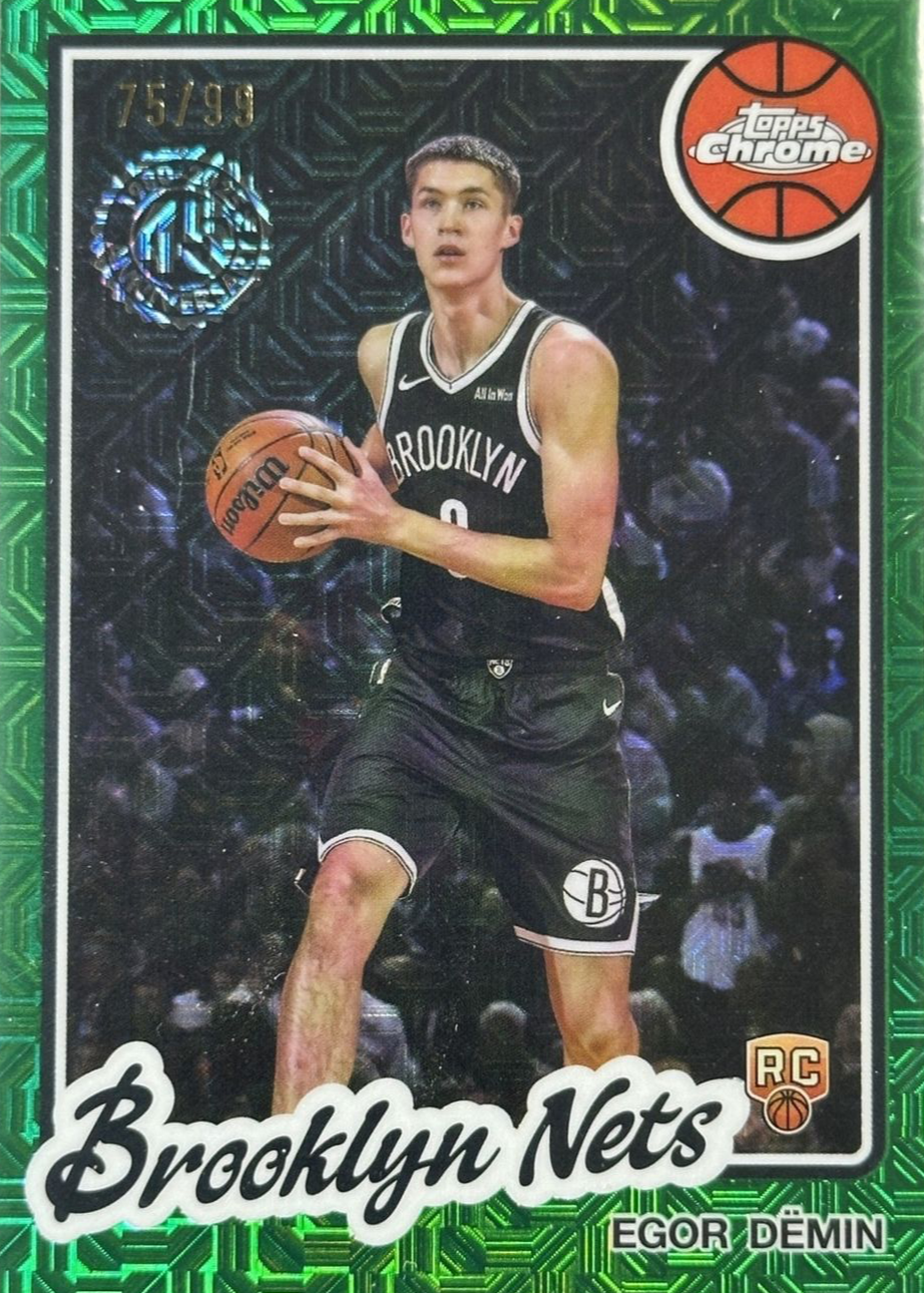 Egor Demin 2025 Topps Silver Pack #TC-ED 1980-81 Topps Chrome 