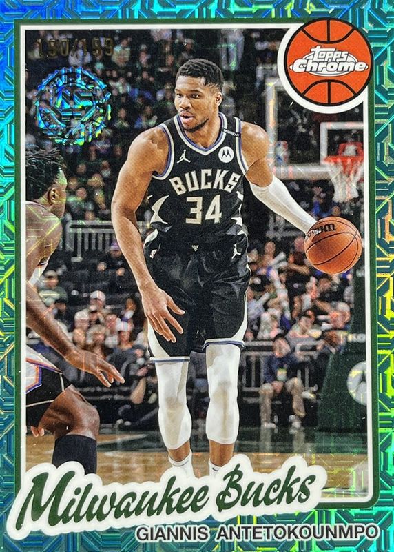 2025 Topps Silver Pack #TC-GA 1980-81 Topps Chrome - Aqua Refractor /199