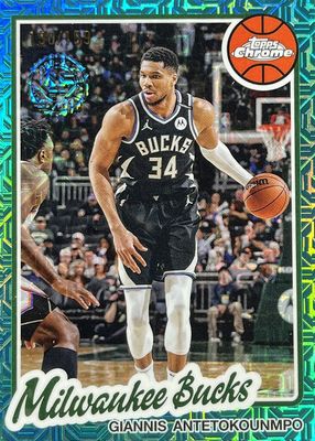 2025 Topps Silver Pack #TC-GA 1980-81 Topps Chrome - Aqua Refractor /199