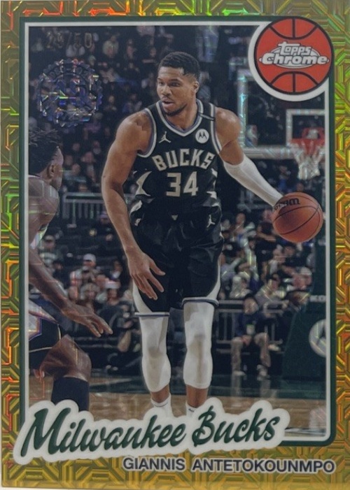Giannis Antetokounmpo 2025 Topps Silver Pack #TC-GA 1980-81 Topps
