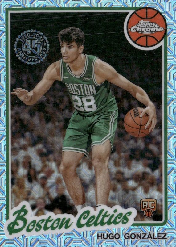 Hugo Gonzalez 2025 Topps Silver Pack #TC-HG 1980-81 Topps Chrome Rookie RAW