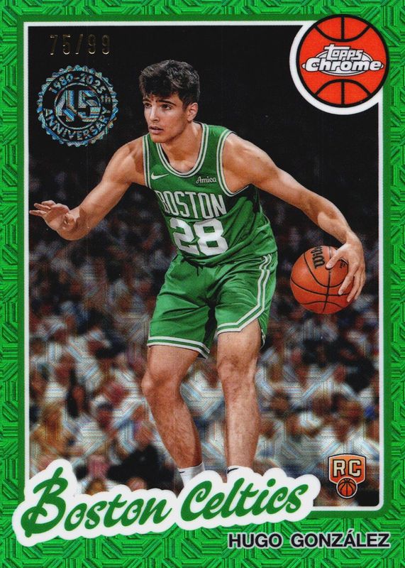 2025 Topps Silver Pack #TC-HG 1980-81 Topps Chrome - Green Refractor /99