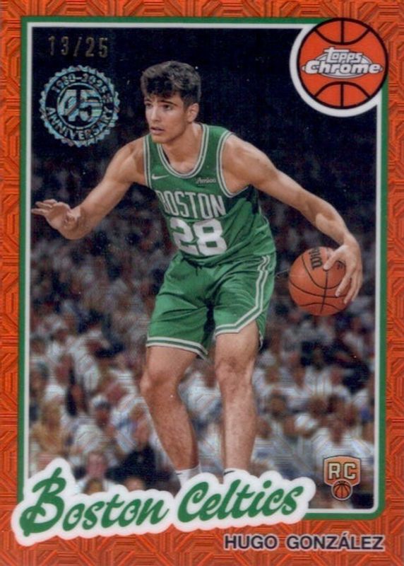 2025 Topps Silver Pack #TC-HG 1980-81 Topps Chrome - Orange Refractor /25