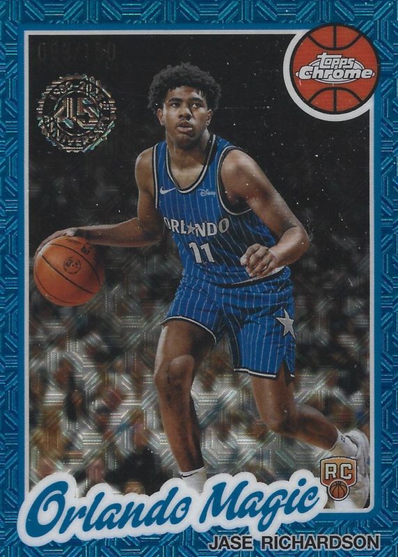 2025 Topps Silver Pack #TC-JR 1980-81 Topps Chrome - Blue Refractor /150