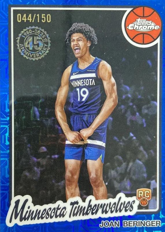 2025 Topps Silver Pack #TC-JBI 1980-81 Topps Chrome - Blue Refractor /150