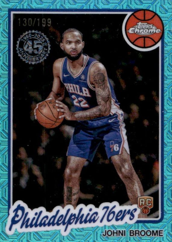 2025 Topps Silver Pack #TC-JO 1980-81 Topps Chrome - Aqua Refractor /199