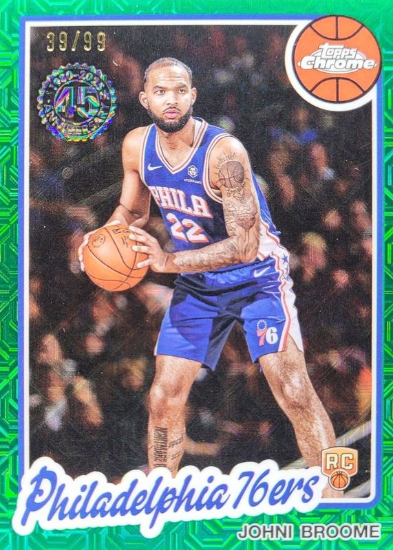 2025 Topps Silver Pack #TC-JO 1980-81 Topps Chrome - Green Refractor /99