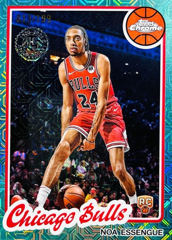 2025 Topps Silver Pack #TC-NE 1980-81 Topps Chrome - Aqua Refractor /199