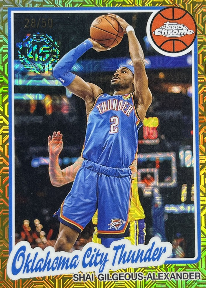 Shai Gilgeous-Alexander 2025 Topps Silver Pack #TC-SG 1980-81