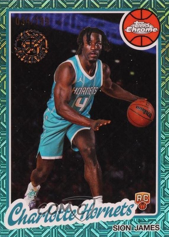 2025 Topps Silver Pack #TC-SJ 1980-81 Topps Chrome - Aqua Refractor /199