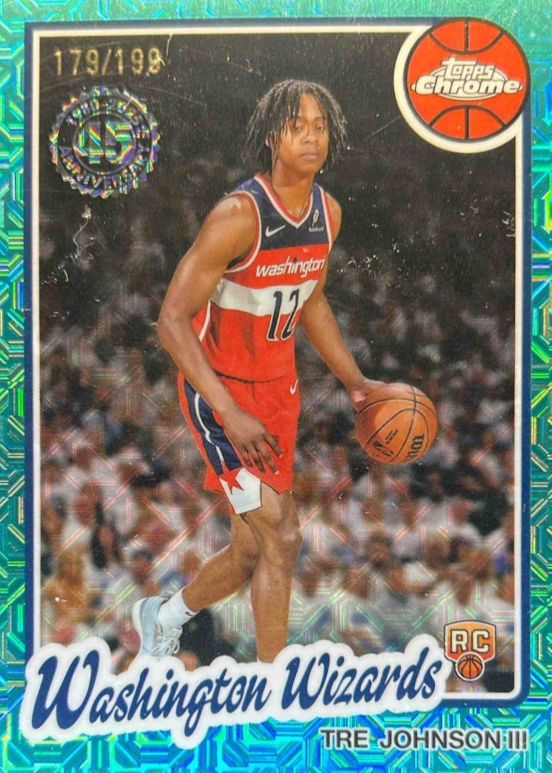 Tre Johnson III 2025 Topps Silver Pack #TC-TJ 1980-81 Topps Chrome