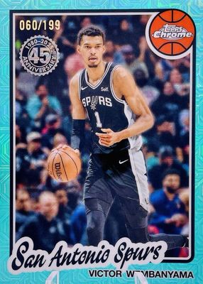 2025 Topps Silver Pack #TC-VW 1980-81 Topps Chrome - Aqua Refractor /199