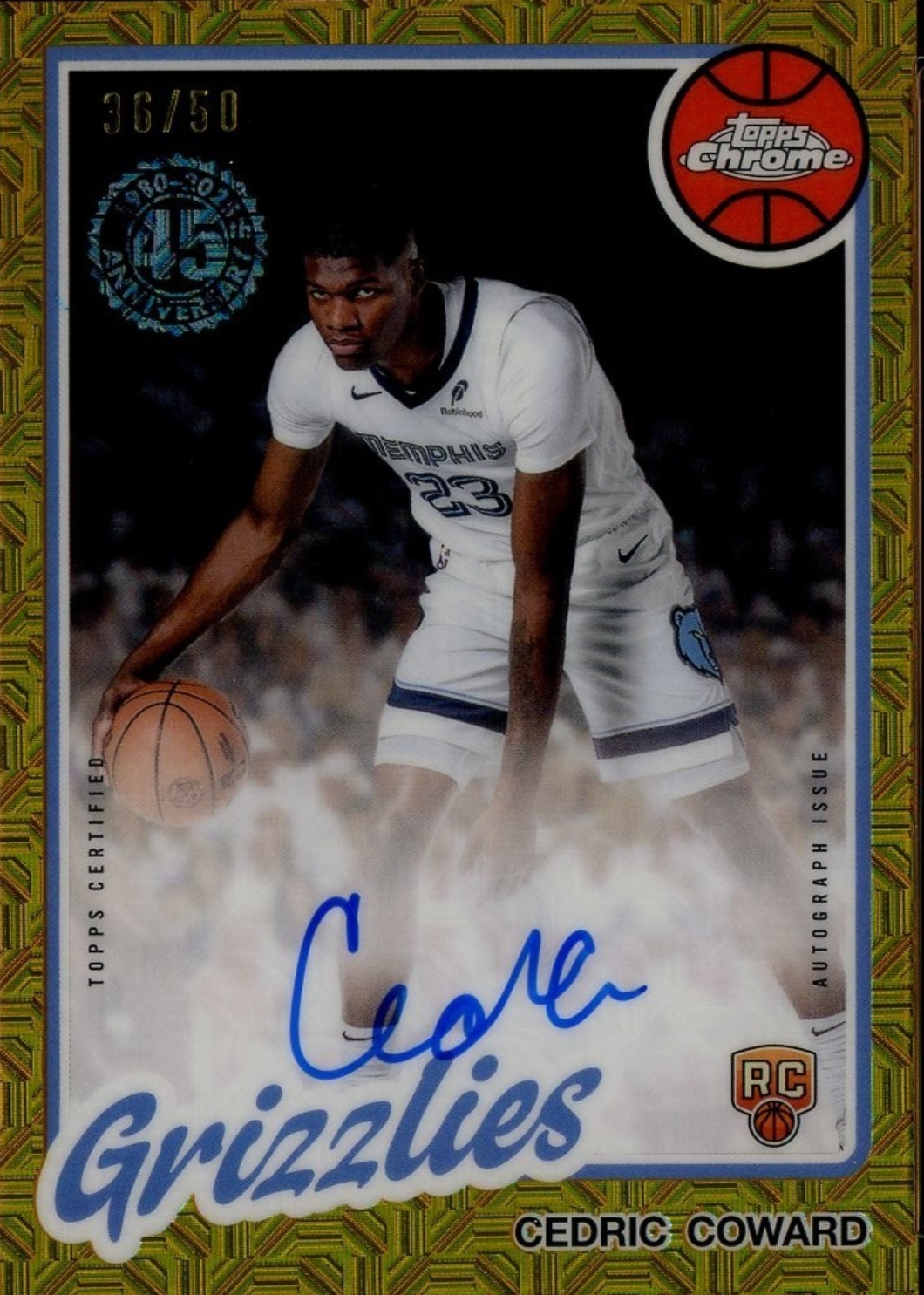 Cedric Coward 2025 Topps Silver Pack #80CR2-CC 1980-81 Topps 