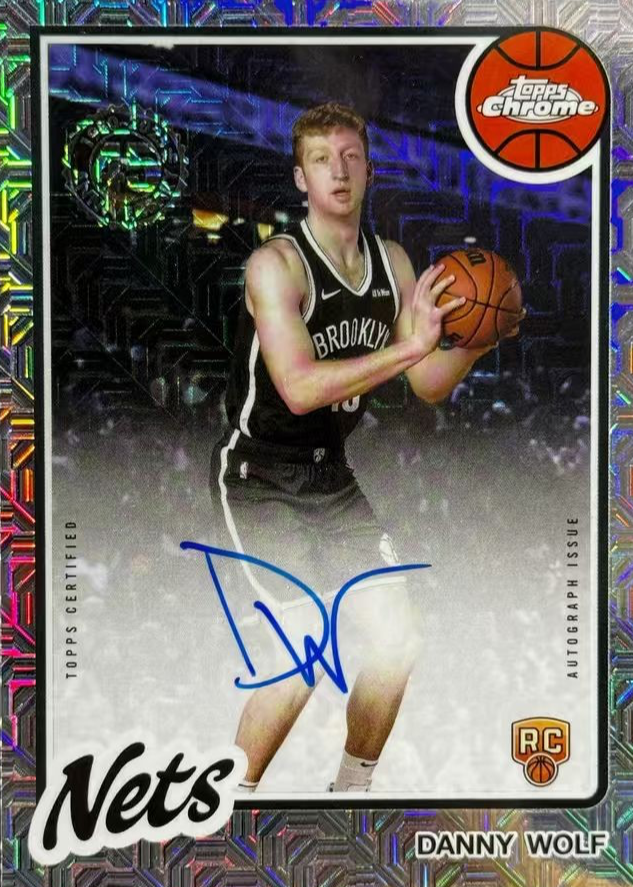 Danny Wolf 2025 Topps Silver Pack #80CR2-DW 1980-81 Topps Chrome
