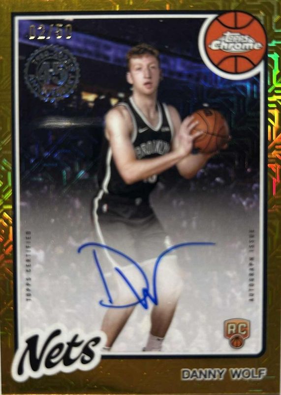 2025 Topps Silver Pack #80CR2-DW 1980-81 Topps Chrome Rookie Autographs - Gold Refractor /50