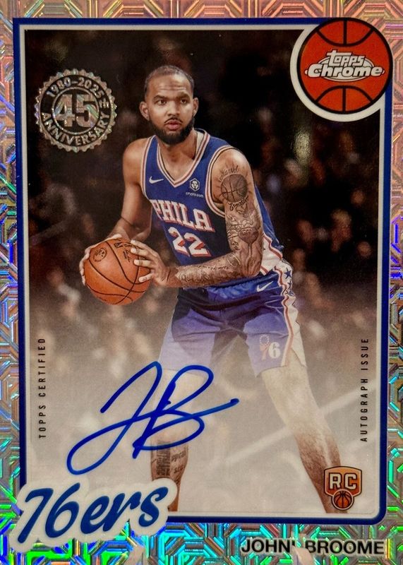 2025 Topps Silver Pack #80CR2-JO 1980-81 Topps Chrome Rookie Autographs