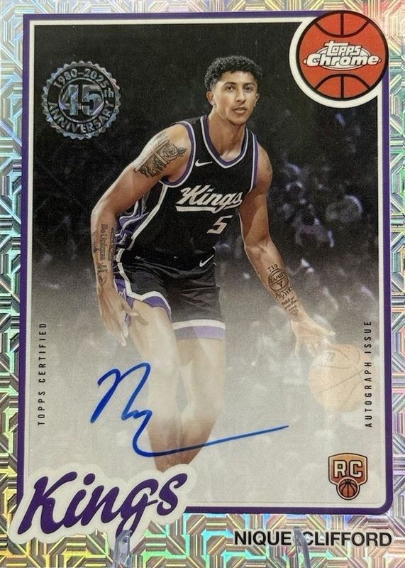 2025 Topps Silver Pack #80CR2-NC 1980-81 Topps Chrome Rookie Autographs