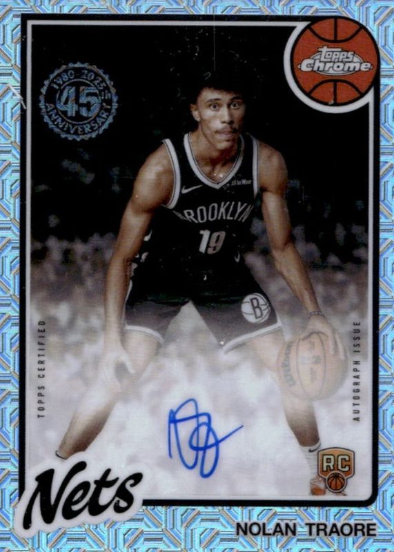 2025 Topps Silver Pack #80CR2-NT 1980-81 Topps Chrome Rookie Autographs