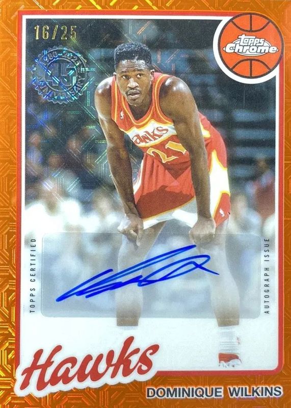 2025 Topps Silver Pack #80CA2-DW 1980-81 Topps Chrome Autographs - Orange Refractor /25