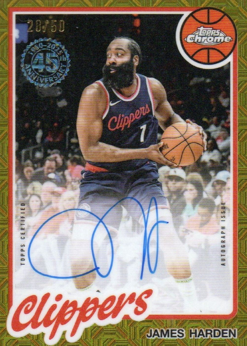 James Harden 2025 Topps Silver Pack #80CA2-JHR 1980-81 Topps