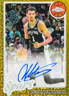 2025 Topps Silver Pack #80CA2-VW 1980-81 Topps Chrome Autographs - Gold Refractor /50