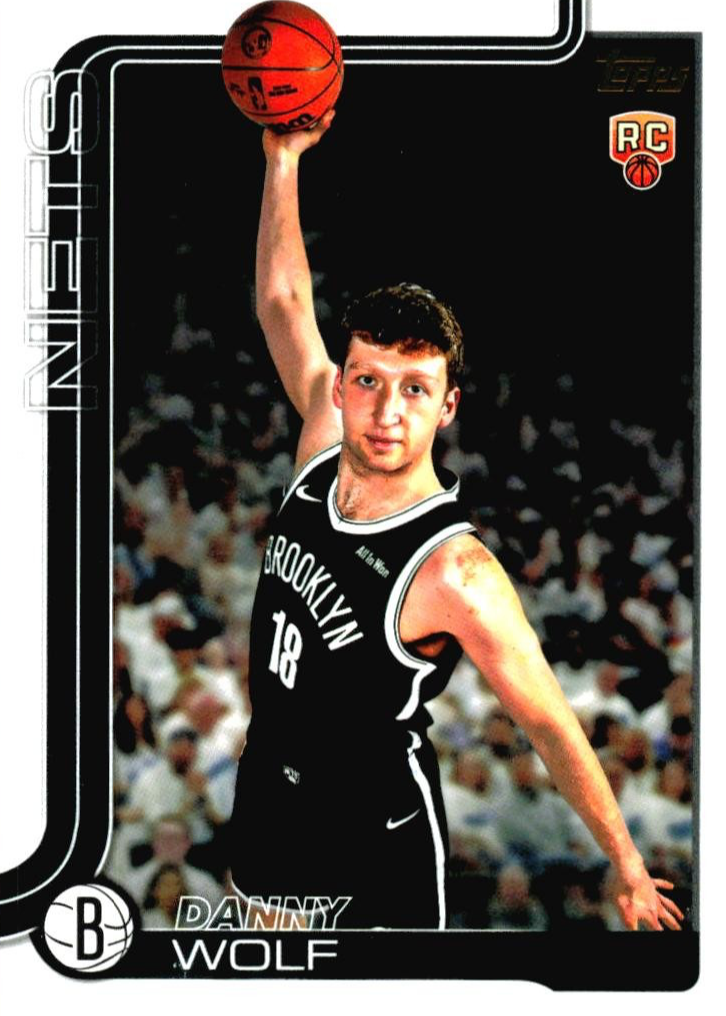 Danny Wolf 2025 Topps #227 Golden Mirror Image Variation /(SSP