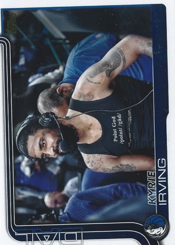 Kyrie Irving 2025 Topps #168 Golden Mirror Image Variation /(SSP) RAW