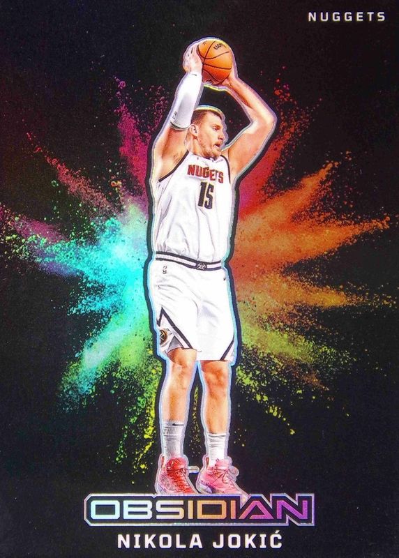 Nikola Jokic 2024 Obsidian #2 Black Color Blast /(SSP) RAW