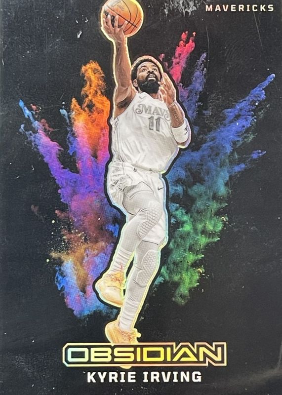 Kyrie Irving 2024 Obsidian #5 International Black Color Blast /(SSP) RAW