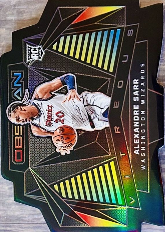 Alexandre Sarr 2024 Obsidian #5 Vitreous /(SSP) Rookie RAW