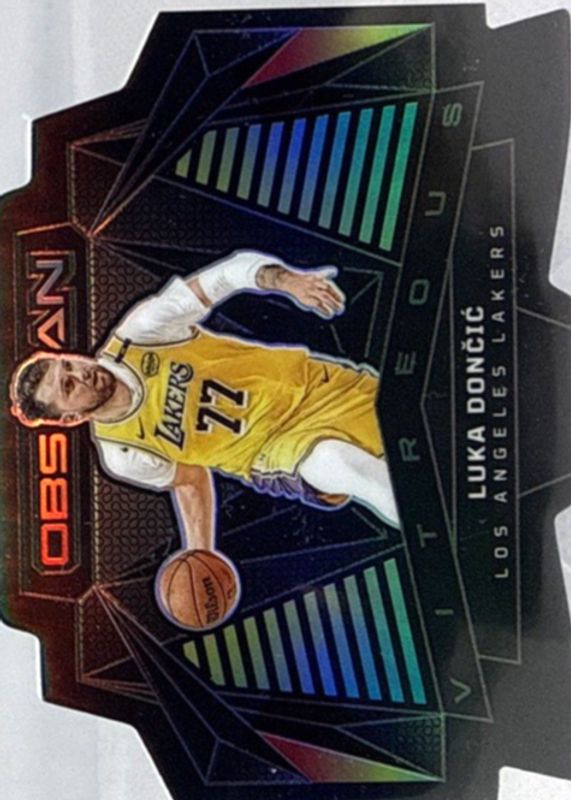 Luka Doncic 2024 Obsidian #9 Vitreous /(SSP) RAW