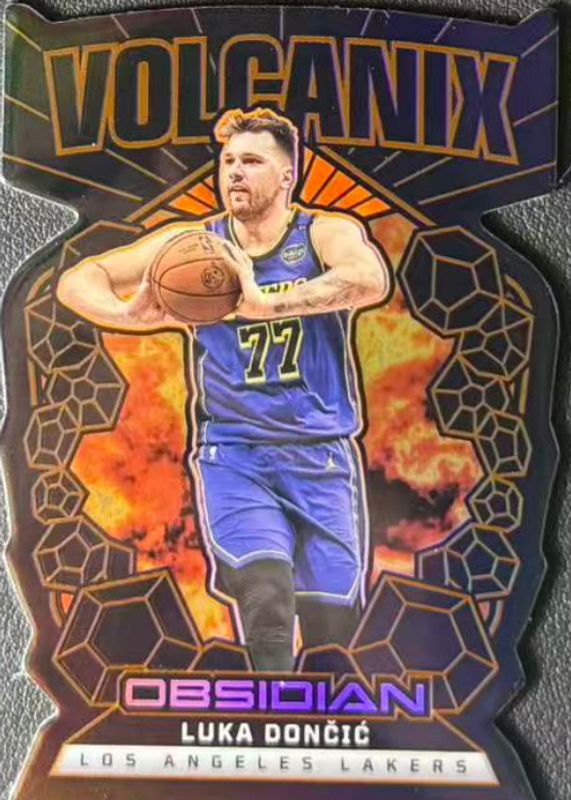 Luka Doncic 2024 Obsidian #20 Volcanix /(SSP) RAW