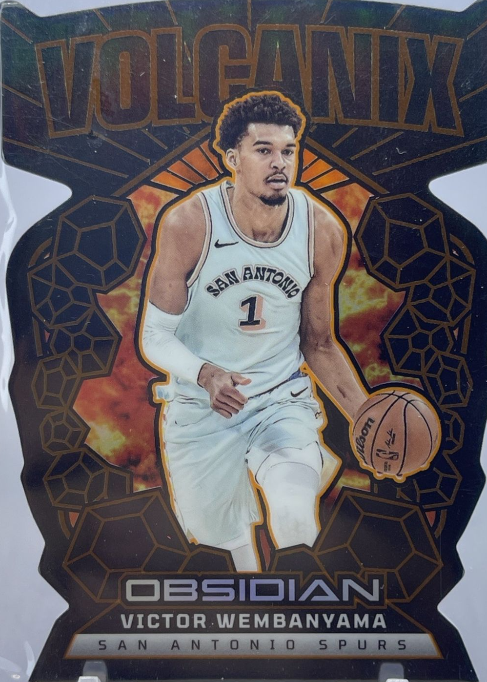 Victor Wembanyama 2024 Obsidian #1 Volcanix /(SSP) Price Guide