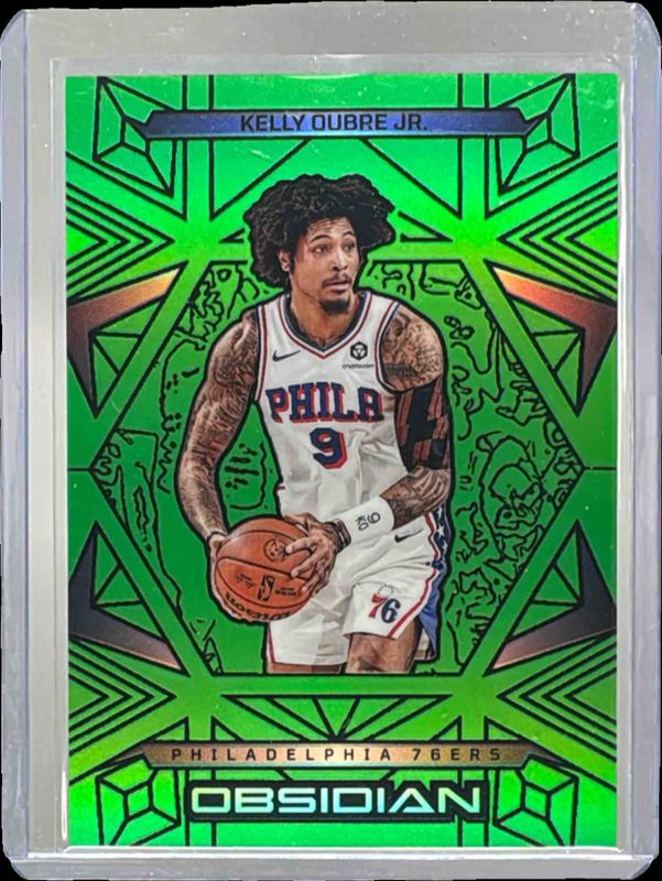 2024 Obsidian #57 Electric Etch Green Flood /25