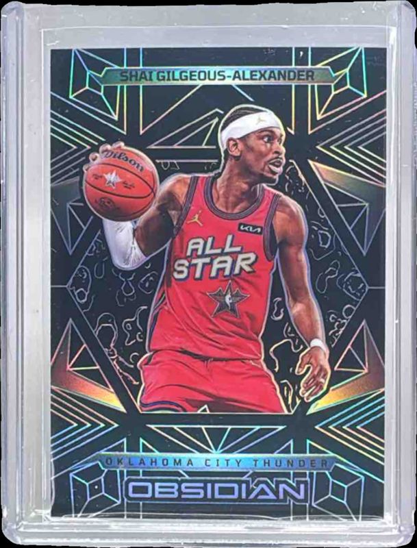 Shai Gilgeous-Alexander 2024 Obsidian #200 Base RAW