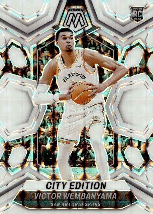 wembanyama 24枚限定 未開封 メトロポリタン 2023-24 Panini Mosaic Victor Wembanyama RC #282 City Edition