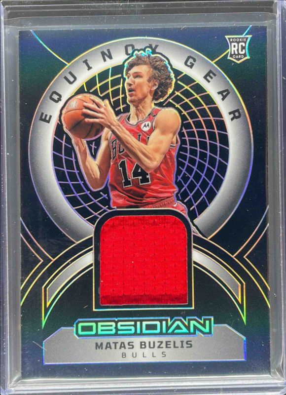 Matas Buzelis 2024 Obsidian #EG-MBC Equinox Gear /249 Rookie RAW